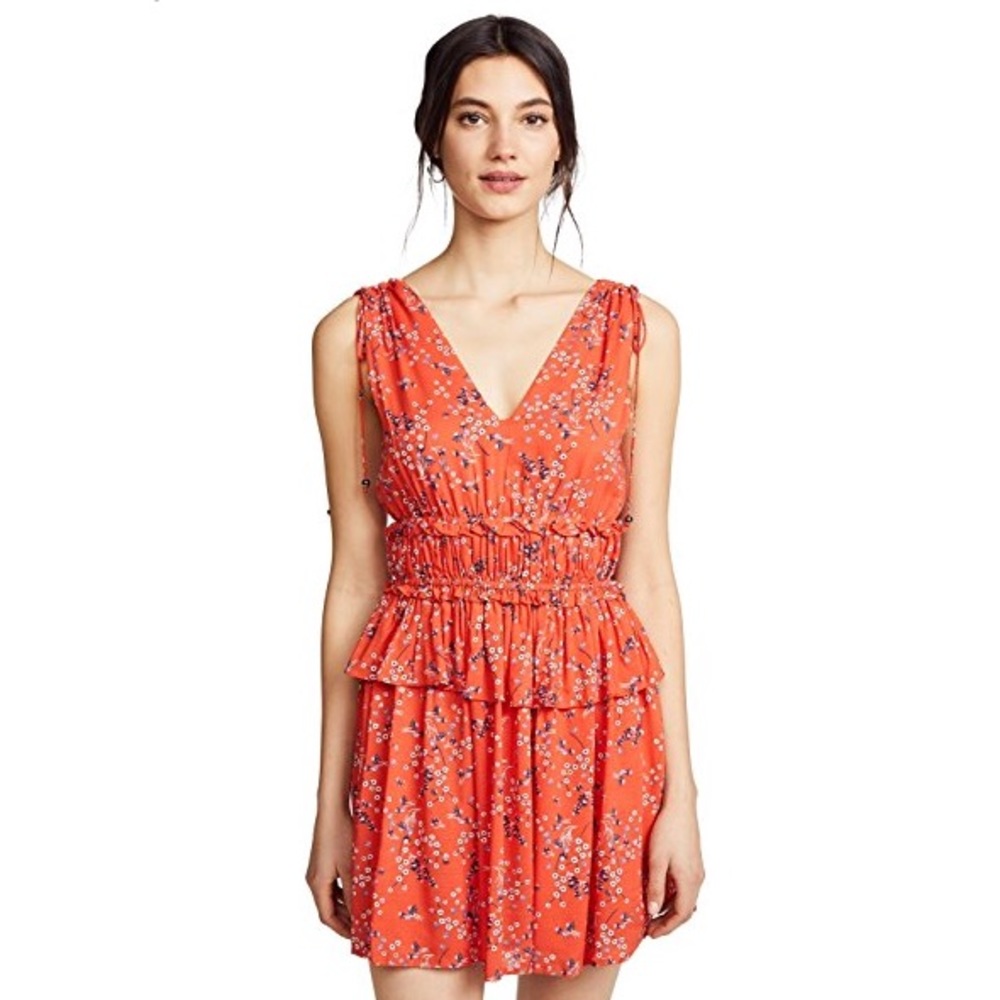 Line & Dot Poppy Ilayda Mini Dress Small